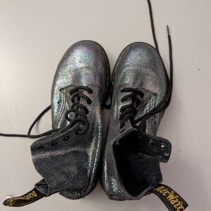 Dr. Martens Pascal Iridescent Lace Up Boots 8